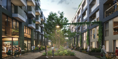 8 1825 AP C7 Render 06 Woonerf Flierbosdreef HQ